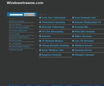 Windowstreams.com(Windowstreams) Screenshot