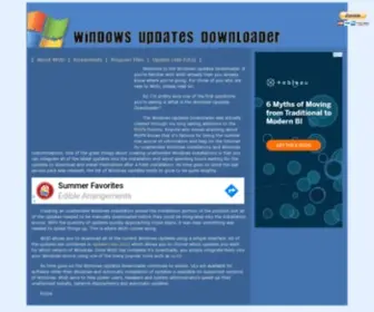 Windowsupdatesdownloader.com(Windows Updates Downloader (WUD)) Screenshot