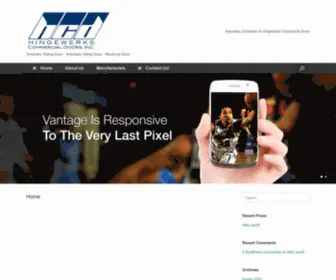 Windowtech.com(Hingewerks Commercial Doors) Screenshot