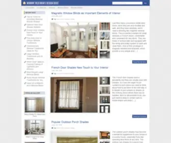 Windowtreatmentsdesign.com(Window Treatments Design Ideas) Screenshot