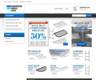 Windowwellusa.com(Window Well U.S.A) Screenshot