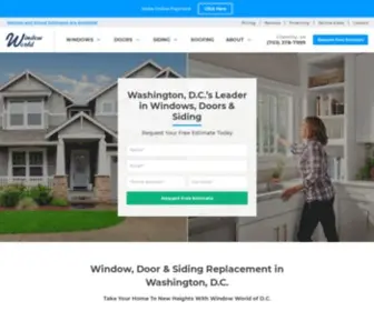WindowWorlddc.com(Window World of D.C) Screenshot