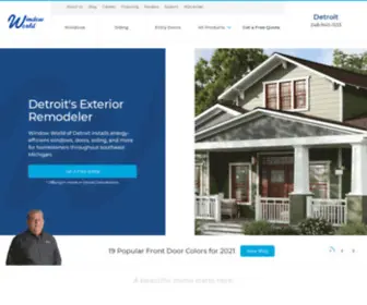 WindowWorlddetroit.com(Window World of Detroit) Screenshot