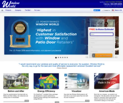 Windowworldparkersburg.com(Window World of Parkersburg) Screenshot