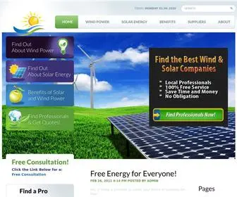 Windpowerandsolar.com(Wind Power and Solar Energy) Screenshot