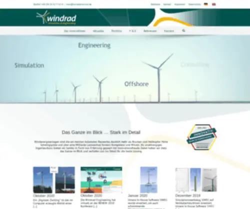 Windrad-Online.de(Windrad Engineering GmbH) Screenshot