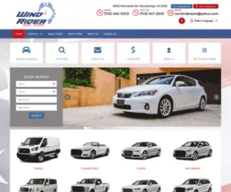 Windriderauto.com(Windriderauto) Screenshot