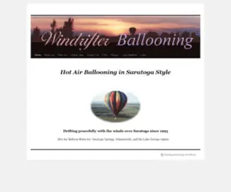 Windrifterballooning.com(Windrifterballooning) Screenshot