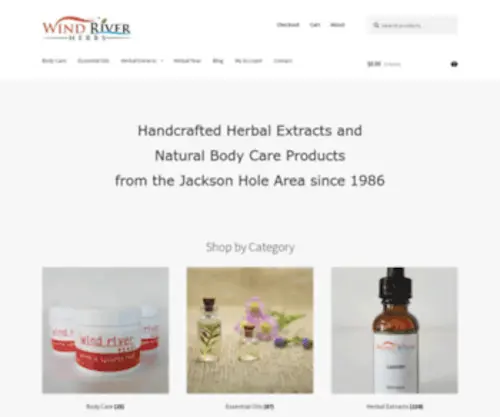 Windriverherbs.com(Tinctures) Screenshot