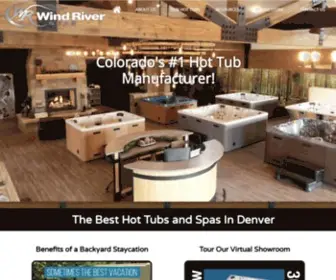 Windriverspas.com(Hot tub) Screenshot