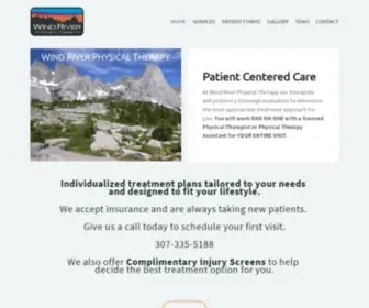 Windrivertherapy.com(Wind River Physical Therapy) Screenshot