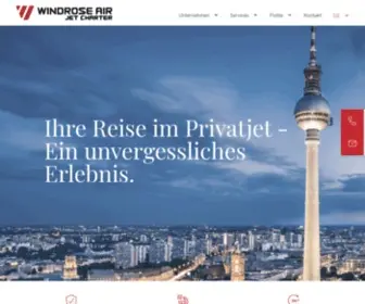 Windroseair.de(Windrose Air) Screenshot