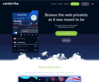 Windscribe.com(Windscribe) Screenshot