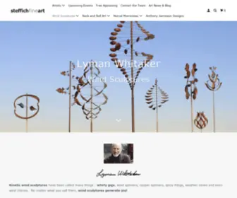 Windsculptures.ca(Wind Sculptures) Screenshot