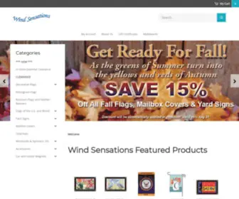 Windsensations.com(Wind Sensations) Screenshot