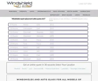 Windshield123.com(Windshield Auto Glass Repair Windshield Replacement) Screenshot