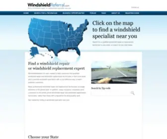 Windshieldreferral.com(Windshield Repair & Auto Glass Professionals) Screenshot