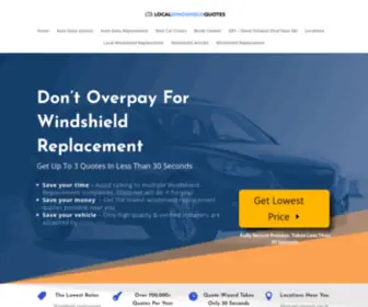 WindshieldreplacementQuote.com(WindShield Replacement Quotes) Screenshot