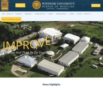 Windsor.edu(Windsor Caribbean Medical school) Screenshot