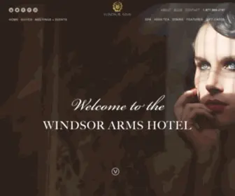 Windsorarmshotel.com(Boutique Hotel Toronto Yorkville) Screenshot