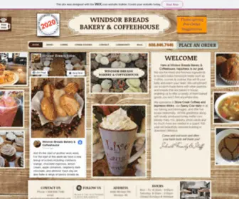 Windsorbreads.com(Bakery) Screenshot