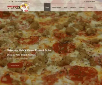 Windsorbrickovenpizza.com(Windsor Brick Oven Pizza in Windsor) Screenshot