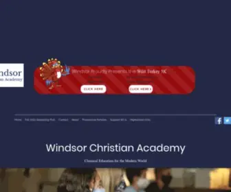 Windsorca.org(Windsor Christian Academy) Screenshot