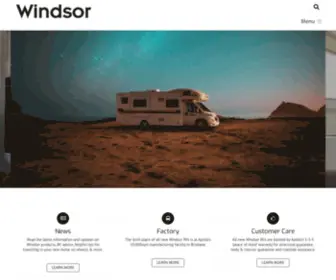 Windsorcaravans.com.au(Windsor RVs) Screenshot