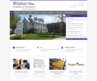 Windsorcc.org(Windsor CT Chamber of Commerce) Screenshot