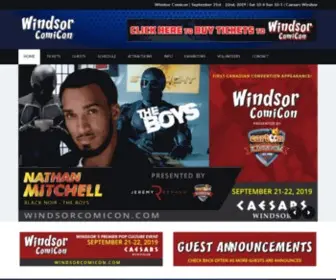 Windsorcomicon.com(Windsor ComiCon) Screenshot