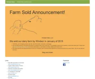 Windsordairy.com(MODX Cloud) Screenshot