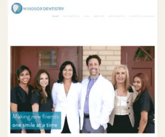 Windsordentistry.com(Windsor Dentistry) Screenshot