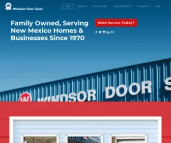 Windsordoorsales.com(Garage Door Repair) Screenshot