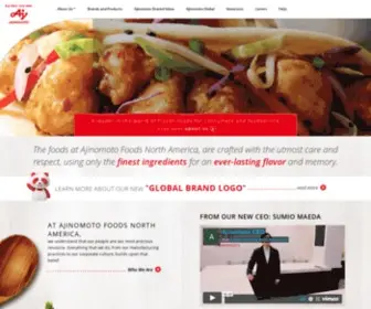 Windsorfoods.com(Ajinomoto Foods) Screenshot