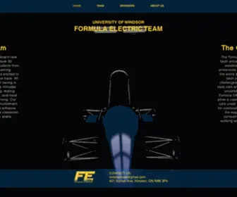 Windsorfsae.com(University of Windsor FSAE Electric) Screenshot