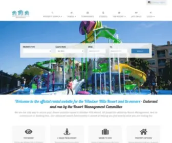 Windsorhillsprivaterentals.com(Official rental website for the Windsor Hills Resort) Screenshot