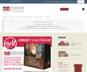 Windsorhistoricalsociety.org(Windsor Historical Society) Screenshot