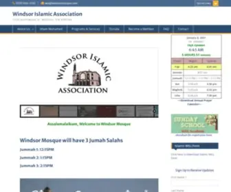 Windsorislamicassociation.com(1320 Northwood St) Screenshot