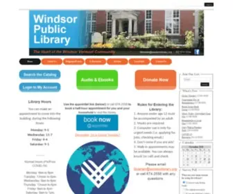 Windsorlibrary.org(Windsor Public Library) Screenshot