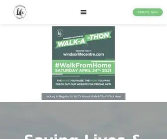 Windsorlifecentre.com(Saving lives and changing families) Screenshot