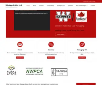 Windsorpallets.com(Business Built on Service) Screenshot