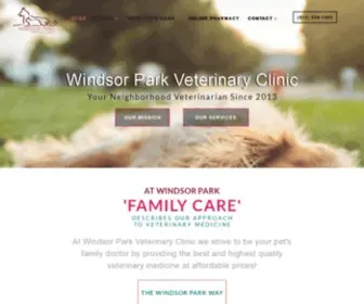 Windsorparkvet.com(Windsor Park Veterinary Clinic) Screenshot