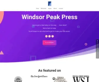 Windsorpeak.com(Windsor Peak Press) Screenshot