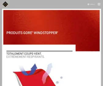 Windstopper.fr(Page d'accueil) Screenshot