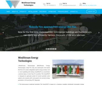 Windstream.tech(Hybrid Wind Solar Solutions Experts) Screenshot