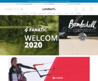 Windsurf.de(Dein Onlineshop für Stand) Screenshot