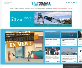 Windsurfjournal.com(Windsurfjournal, le magazine du windsurf en ligne) Screenshot
