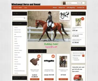 Windswepthorse.com(Windswept Horse) Screenshot