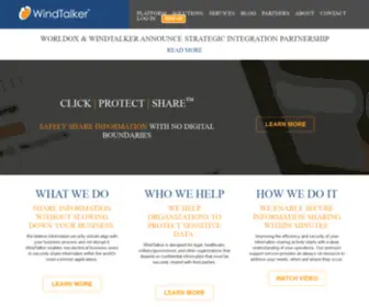 Windtalkerinc.com(WordPress) Screenshot