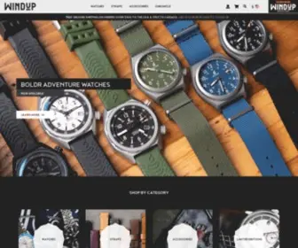Windupwatchshop.com(The Windup Watch Shop) Screenshot